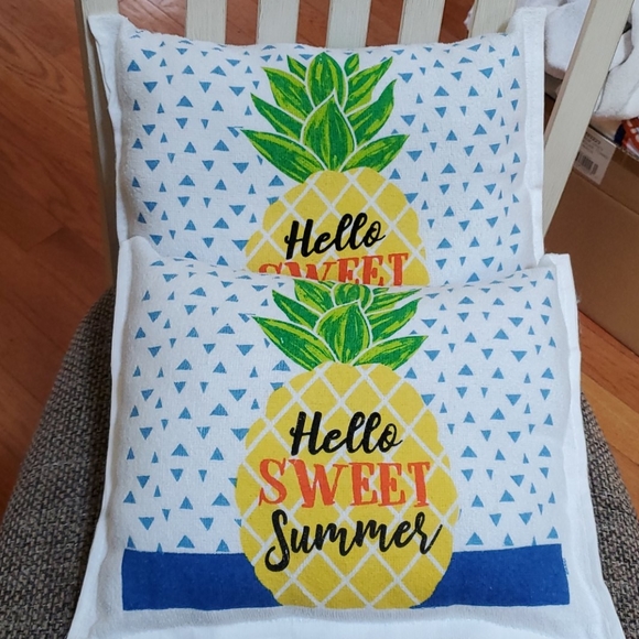 Handmade with Love By The Smith Sisters ♥️ Set of Two Pillow and Pot holder - Picture 2 of 3